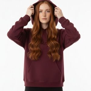 Lululemon All Yours Hoodie Maroon Red Size 4 Pullover